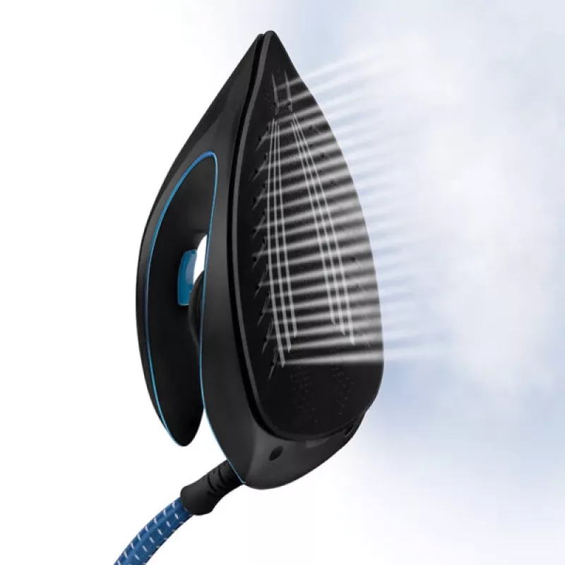 Plancha Zelmer Aqua Steam ZIS5400 negro-azul