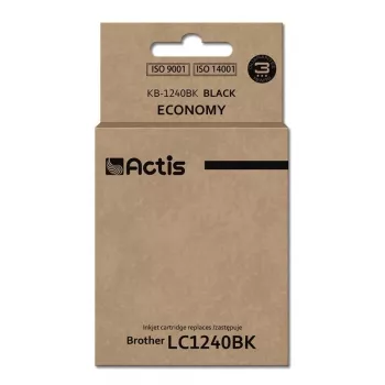 Actis KB-1240Bk Tinta (sustituto de Brother LC1240BK/LC1220BK; Estándar; 19 ml; 600 páginas, negro)