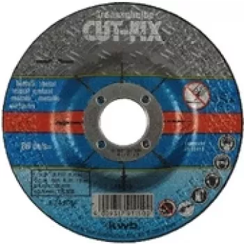Disco de corte kwb 791750, centro plano, para metal y chapa