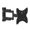 Soporte de pared para TV MACLEAN MC-742 para 42 pulgadas (106,7 cm), inclinable -12°/+12°, VESA 75x75–200x200, carga máx. 30 kg, negro