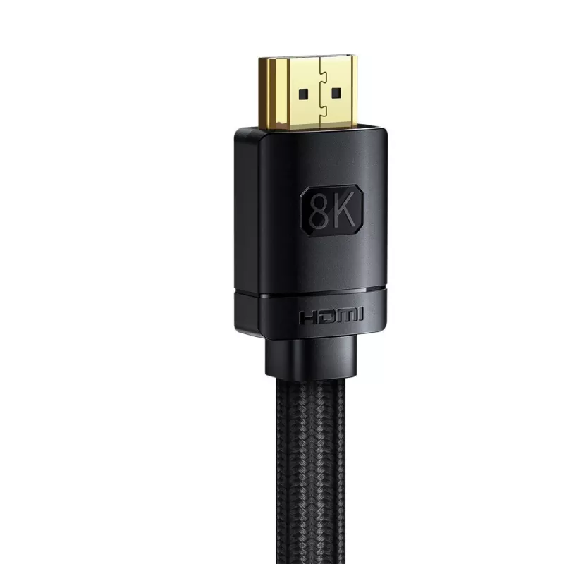Cable HDMI 2.1 Baseus High Definition Series, 8K 60Hz, 3D, HDR, 48Gbps, 2 m (negro)