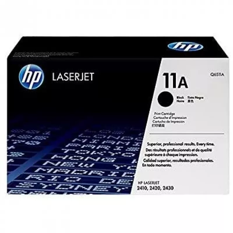 HP Q6511A Cartucho de tóner original 11A [Láser, Negro]