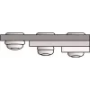 Remache ciego GESIPA PolyGrip® 4,8×10,0 mm aluminio/acero inoxidable, 500 uds.