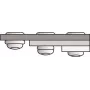 Remache ciego GESIPA PolyGrip® 4,8×10,0 mm aluminio/acero inoxidable, 500 uds.