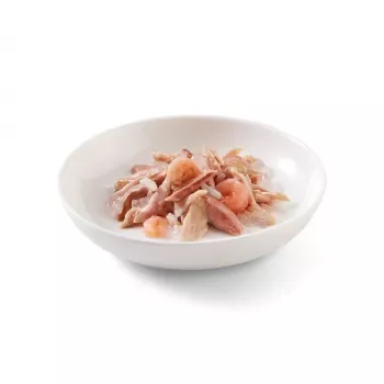 SCHESIR en gelatina Atún con gambas - Comida húmeda para gatos - 85 g