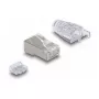 Conector modular RJ45 DeLOCK Cat.6 con protección de lengüeta curvada y protección antiacodamiento, 50 uds.