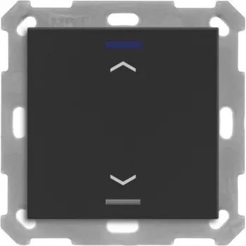 MDT BE-TAL550106.A1 pulsador KNX Light 55 1 canal RGBW negro mate persiana 1 (BE-TAL550106.A1)