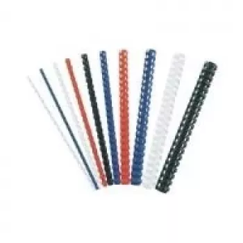 Fellowes - 6 mm - 29,7 cm - 21 anillas - A4 (210 x 297 mm) - 20 hojas - azul - 100 uds. espiral de plástico (5345106)