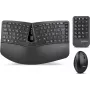 Perixx PERIDUO-606A Teclado y ratón con RF Wireless Alemán Negro (PERIDUO-606A DE)