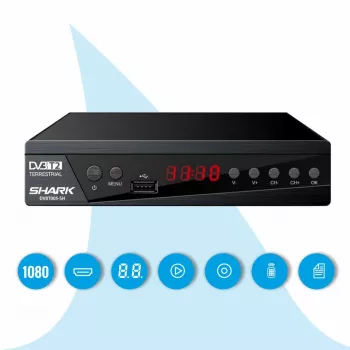 Sintonizador de TV digital MANTA DVBT005-SH DVB-T/T2 compatible con HEVC