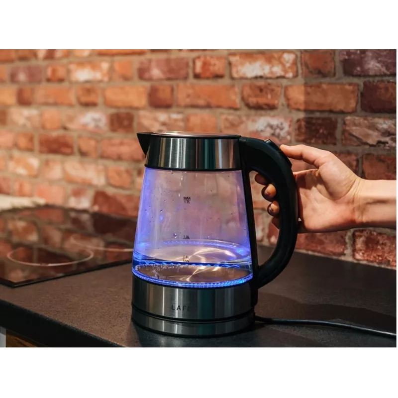Hervidor de cristal LAFE LAFCZA47618 – 1,5 L de capacidad, 100% reciclable