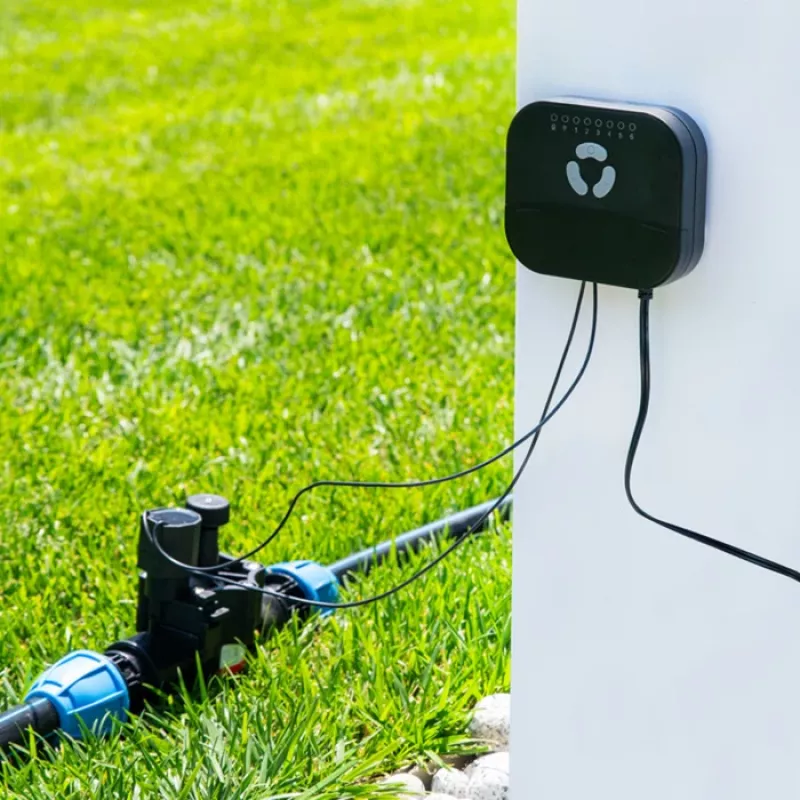 Control de riego Shelly FrankEver FK-06X con conectividad Wi‑Fi para riego automático del jardín