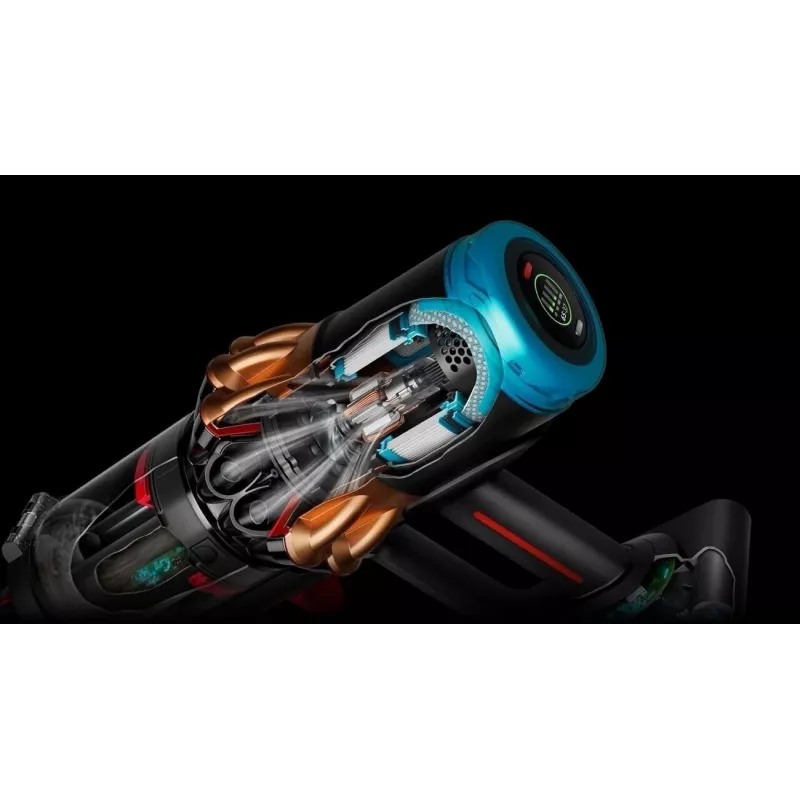 Dyson V16 Piston Animal Submarine aspirador escoba húmedo y seco con batería (492969-01), negro mate/cobre