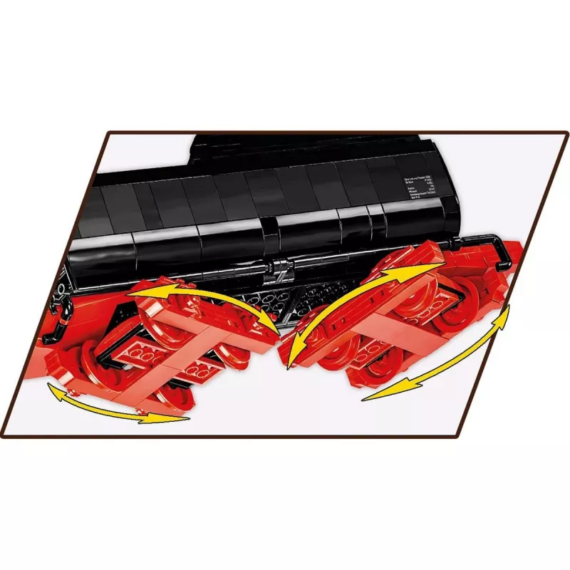 Juguete de construcción Cobi DR BR 52 locomotora de vapor escala 1:35 kit de modelismo