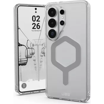 UAG Urban Armor Gear funda Plyo con módulo magnético | Samsung Galaxy S26 Ultra | hielo (transparente)/plata | 214539114333 (214539114333)