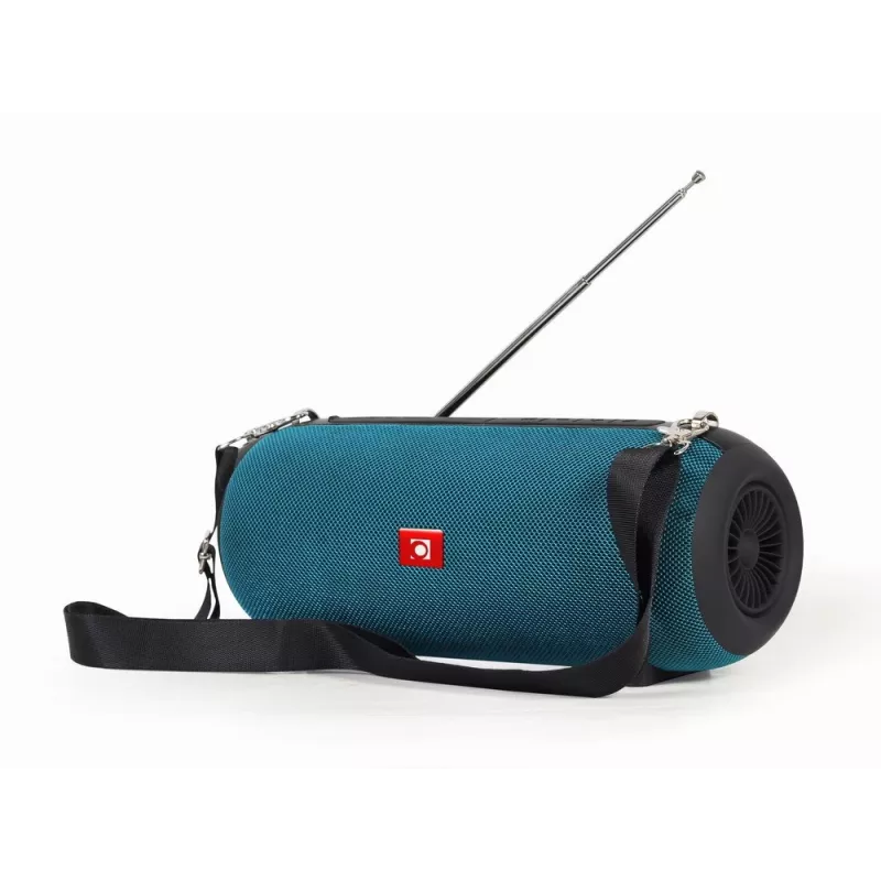 Altavoz estéreo portátil GEMBIRD SPK-BT-17-G — Bluetooth 5.1, 5 W RMS, 1200 mAh, MicroSD, FM, AUX