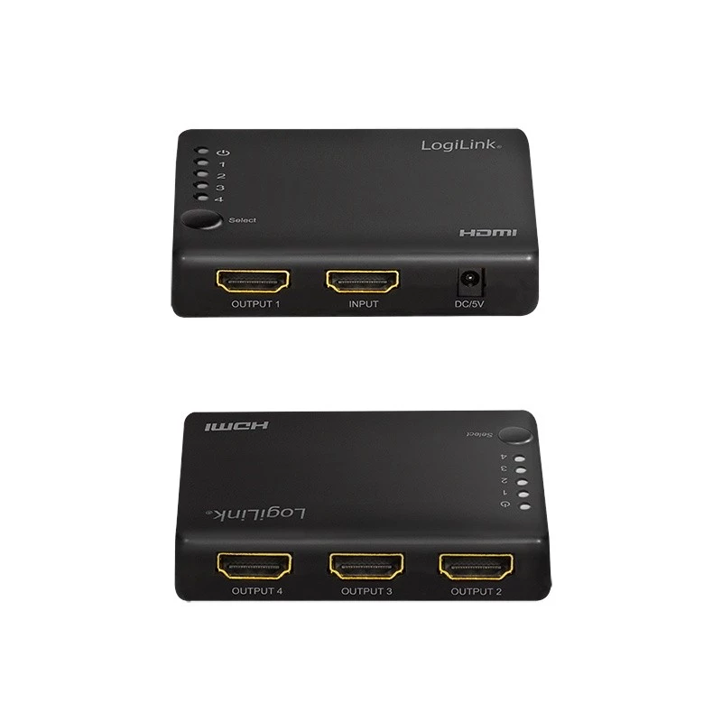 Splitter HDMI 1x4 puertos, 4K/30Hz