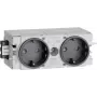 Hager Dado Trunking Módulo enchufable (An x Al x Pr) 120 x 50 x 61 mm GS20009011 1 ud. negro grafito (RAL 9011) (GS20009011)