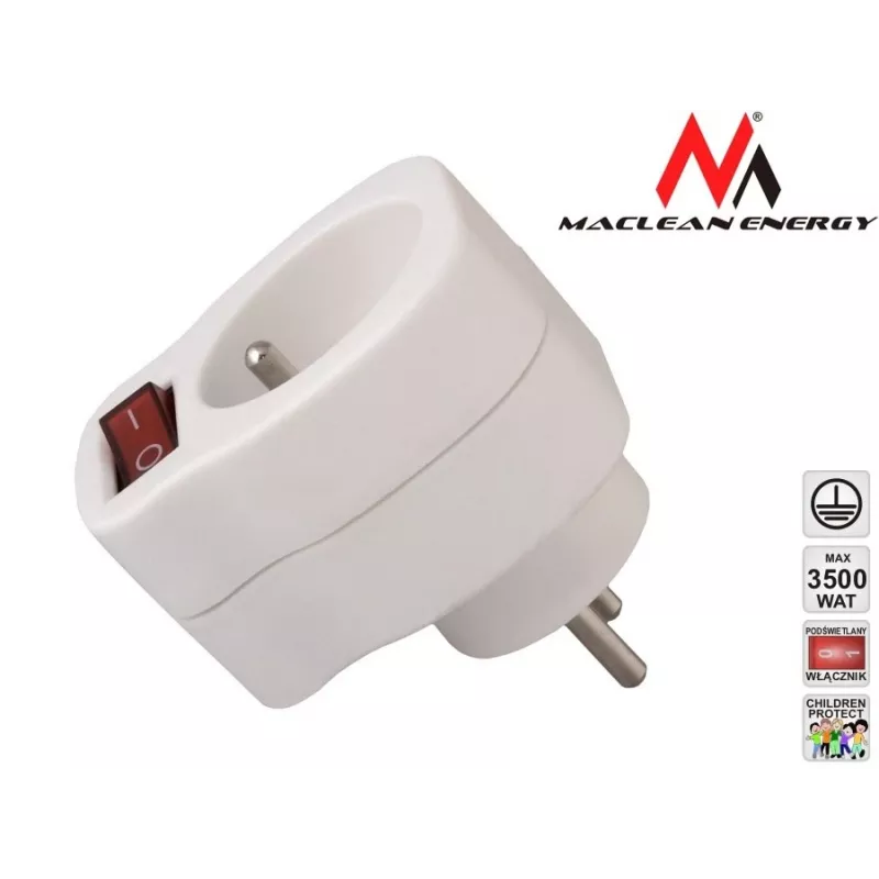 Toma de corriente MACLEAN MCE13 con interruptor