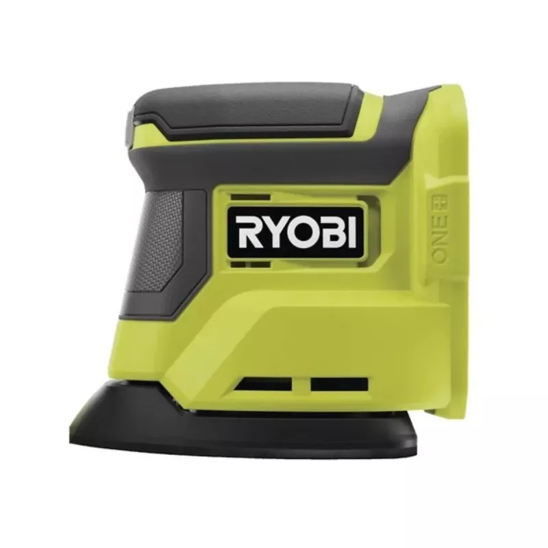 Ryobi RPS18-0, lijadora delta, orbital, velcro, negra, verde, plástico, 11000 OPM