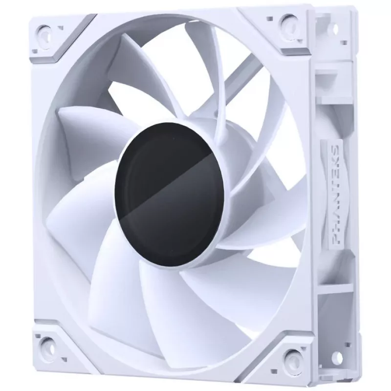 Phanteks M25 Gen2 PH-F120M25R_G2_DWT01 ventilador de caja 120 mm PWM D-RGB con aspas invertidas, blanco