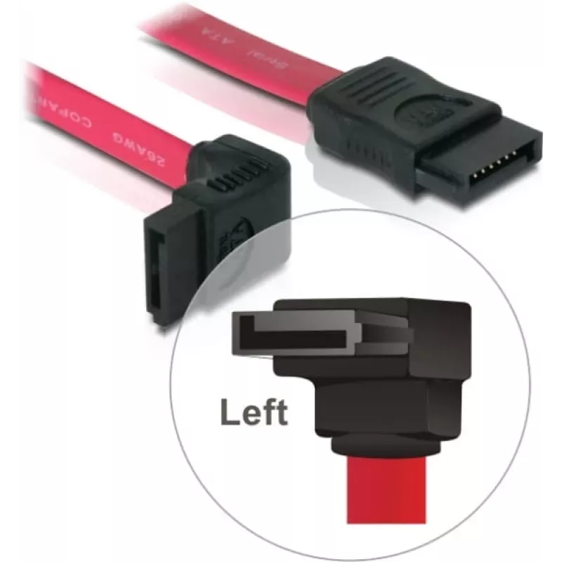 Cable SATA DeLOCK 84220 0,5 m rojo