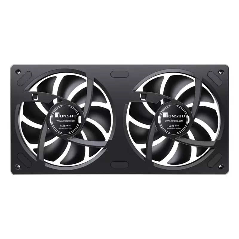 Jonsbo ZA-240 Infinity Mirror ventilador ARGB PWM de aspas invertidas, 240 mm, negro
