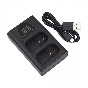 Cargador PANASONIC DMW-BLK22, dual