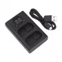 Cargador PANASONIC DMW-BLK22, dual