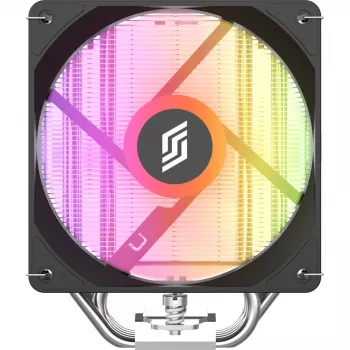 Disipador CPU Silentware Bora 120 mm, negro/plata, modelo BORA
