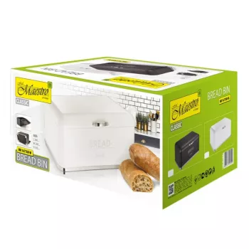 Panera Maestro MR1677-AR-W – rectangular acero inoxidable, blanco, 340×220×160 mm