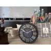 Reloj NeXtime 5187zw London Table, Ø16 cm, pared, negro/blanco