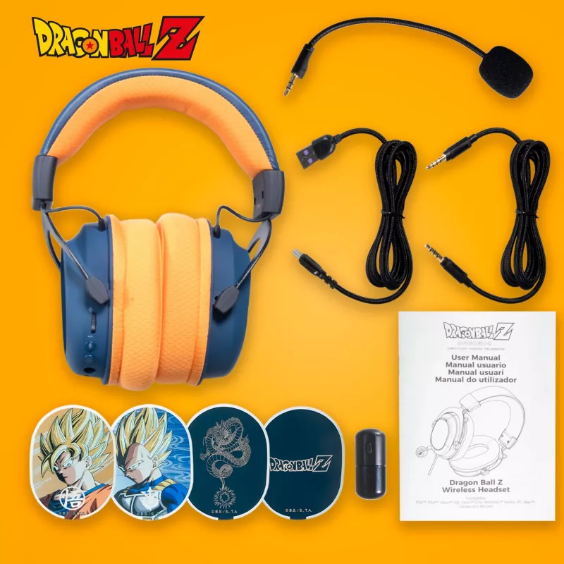 Auriculares gaming Blade Dragon Ball Z wireless - auriculares (DB2001)