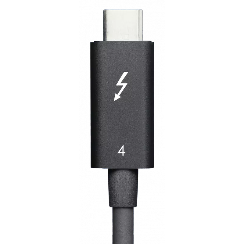 Cable Thunderbolt Lenovo 4Z51A40455 — 2 m, 40 Gbit/s, conector macho a conector macho, negro