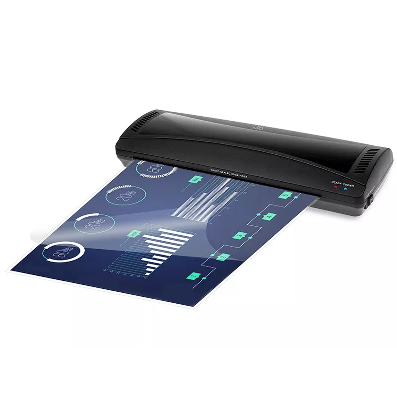 Plastificadora en frío/caliente TRACER TRL-A3 — plastificadora A3, ancho máx. 33 cm, negra