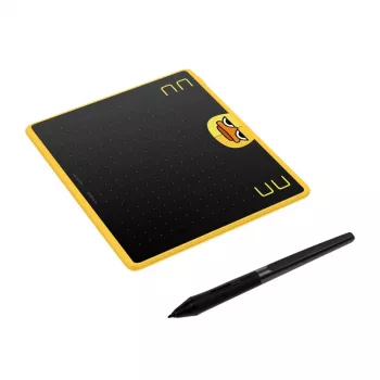 Tableta gráfica con lápiz HUION HS64 Special Edition negro amarillo