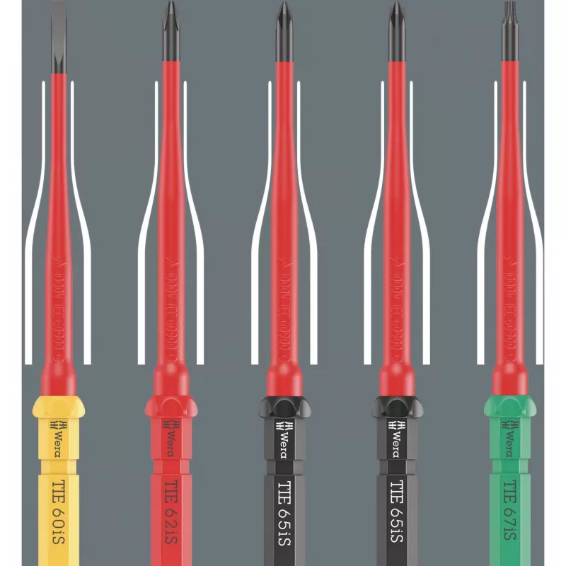 Wera Kraftform Kompakt VDE 16 Torque extra esbelto Set de destornilladores (05006609001)