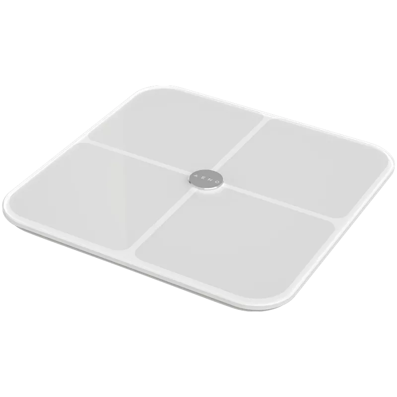 Báscula de grasa corporal AENO BS1S blanca