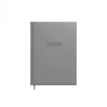 Agenda-planificador calendario 2026 A5 gris