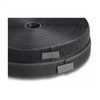 Cinta de velcro resistente DeLOCK 15 m x 25 mm negro