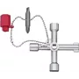 Llave para armarios eléctricos Wiha modelo 24667 — Llave universal para cuadros eléctricos