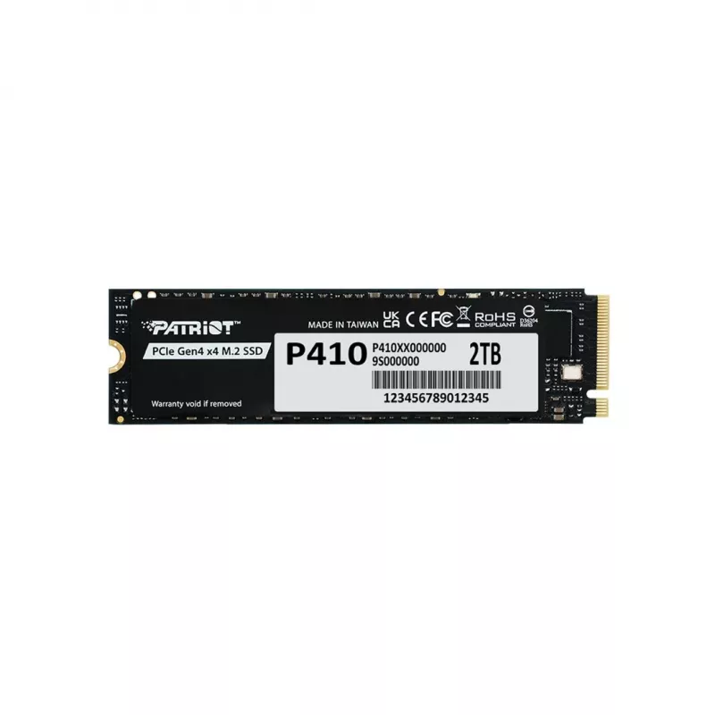 Unidad de estado sólido PATRIOT P410 2 TB M.2 NVMe, 2000 GB, factor de forma M.2