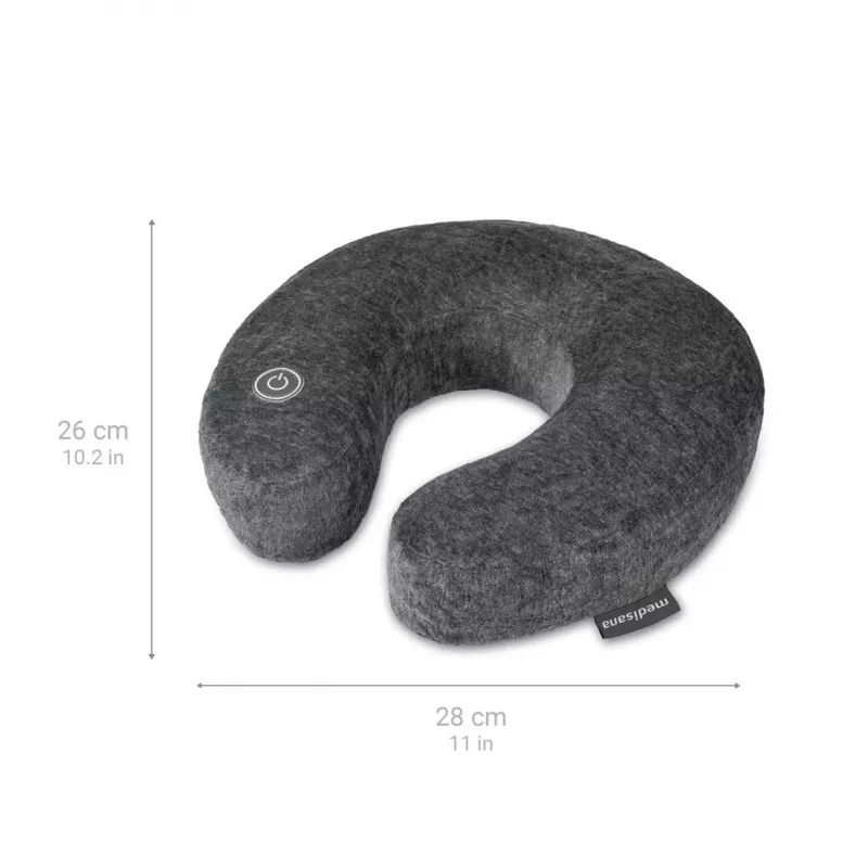 Masajeador de cuello Medisana NM 870 - gris, masajeador vibratorio a pilas