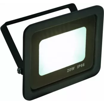 Foco LED EUROLITE FL-20 SMD CW IP65 20W, blanco frío, iluminación exterior compacta