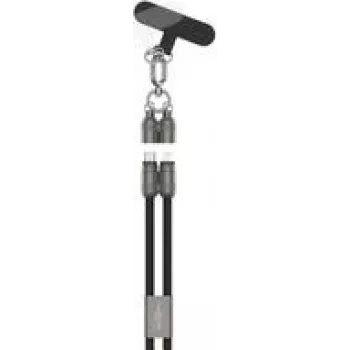 Cable lanyard Ansmann USB Type-C a Lightning negro - cable - digital/datos (1700-0192)