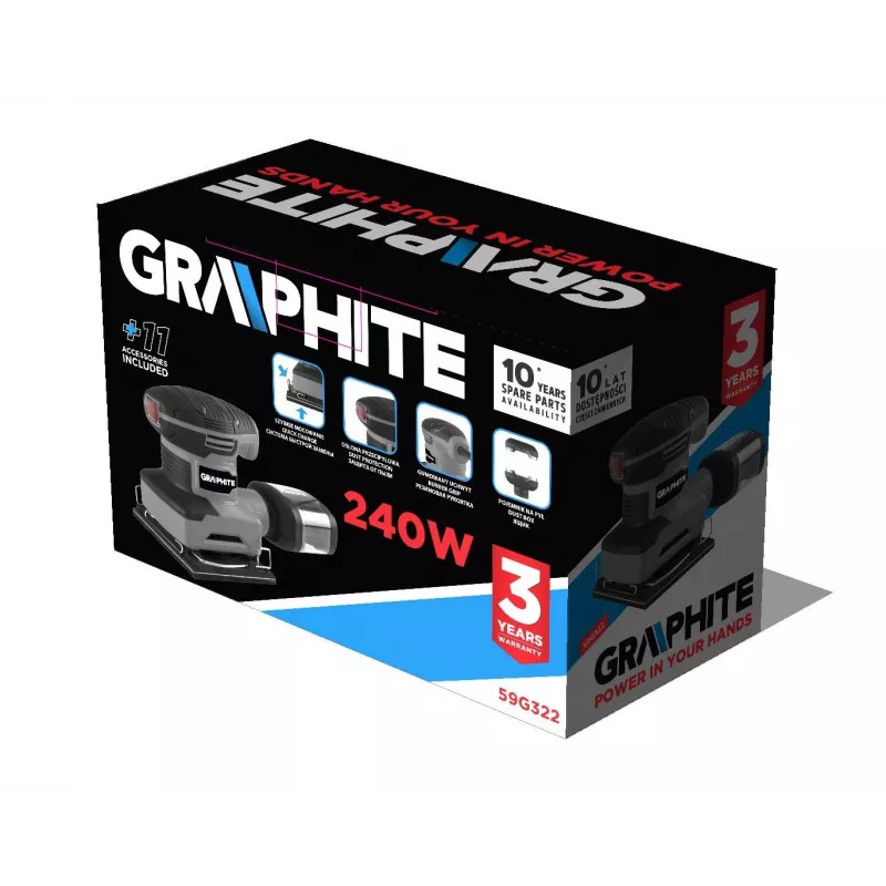 Pulidora/lijadora de suelos Graphite 59G322