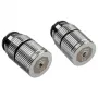 Salida de agua G1/4 rosca macho – BitsPower Touchaqua, pack de 2, plata
