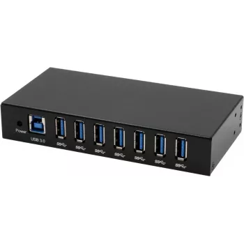 Hub USB 3.0 Exsys EX-11237HMS-2, 7 puertos, protección ESD