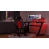 Silla de oficina Topeshop FOTEL ENZO CZER-CZAR con asiento acolchado y respaldo acolchado
