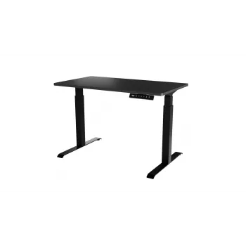 Escritorio Cama Meble MOON regulación eléctrica de altura recto 1210×670 mm negro/antracita